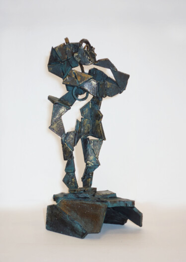 Sculpture intitulée "Giovanni's daughter" par Anastasiia Ezhova, Œuvre d'art originale, Bronze
