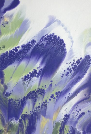 Painting titled "Lavender" by Anastasia Grik, Original Artwork, Acrylic