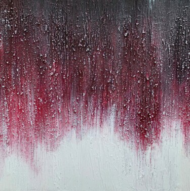 Картина под названием "Winter berry - 50х5…" - Anastasia Grik, Подлинное произведение искусства, Акрил Установлен на Деревян…
