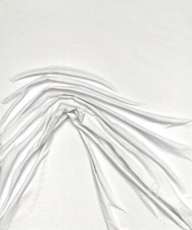Pittura intitolato "Dress hem - 50x60 c…" da Anastasia Grik, Opera d'arte originale, Tessuto Montato su Telaio per barella i…