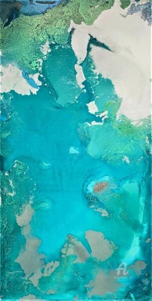 Malerei mit dem Titel "Caribbean part 2" von Anastasia Grik, Original-Kunstwerk, Acryl