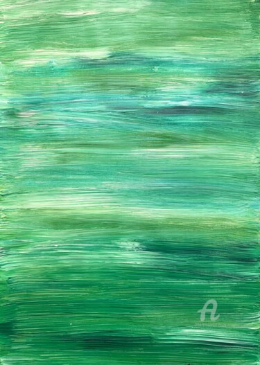 Картина под названием "Spring melodies" - Anastasia Grik, Подлинное произведение искусства, Акрил