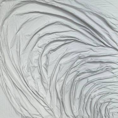 Pittura intitolato "Youth, 50x50x2 cm-g…" da Anastasia Grik, Opera d'arte originale, Tessuto Montato su Telaio per barella i…