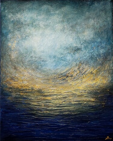 Painting titled "Before the storm" by Anastasia Kirs, Original Artwork, Acrylic