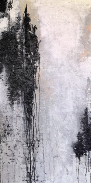 Картина под названием "Prompting" - Анастасия Кубликова, Подлинное произведение искусства, Акрил Установлен на Деревянная ра…