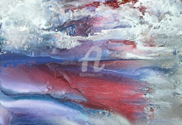 Картина под названием "Island. Series "Sea…" - Анастасия Раковчена, Подлинное произведение искусства, Акрил Установлен на Де…