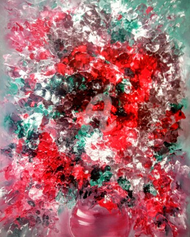 Картина под названием "Original Artwork "F…" - Анастасия Раковчена, Подлинное произведение искусства, Масло