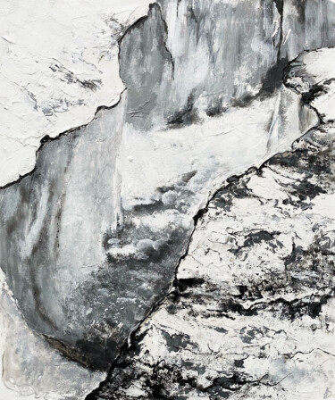Painting titled "Fonte de glace" by Anastasia Sabatie, Original Artwork, Acrylic
