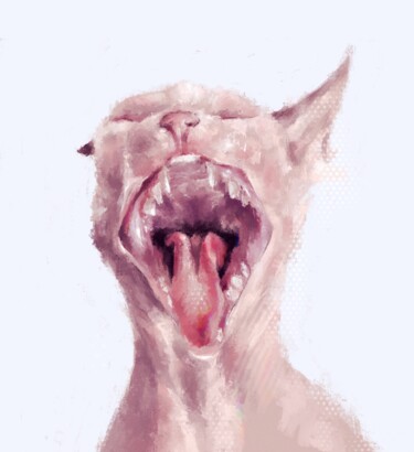 Cat2 Digital Arts titled "Cat2" by Anastasia Semenova, Original Art, 2D Digital Work