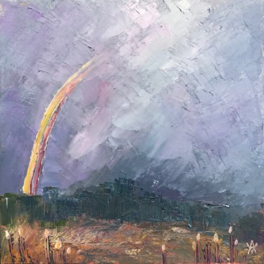 Картина под названием ""After a thundersto…" - Anastasia Valaeva, Подлинное произведение искусства, Масло