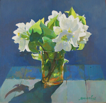 Картина под названием "Букет цветов" - Анастасия Ярошевич, Подлинное произведение искусства, Масло