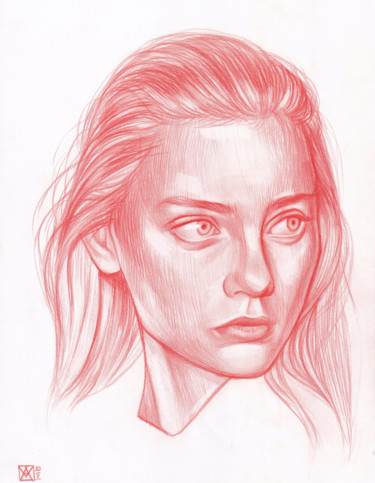 'NECTAR' Drawing titled "'NECTAR'" by Anastasia Terskih, Original Art, Conté