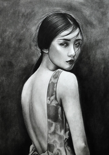 'Couture'' Dessin intitulée "'Couture''" par Anastasia Terskih, Œuvre d'art originale, Graphite
