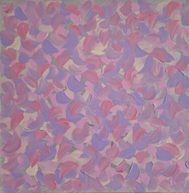Картина под названием "Dancing petals 2" - Anastasiia Doro, Подлинное произведение искусства, Акрил