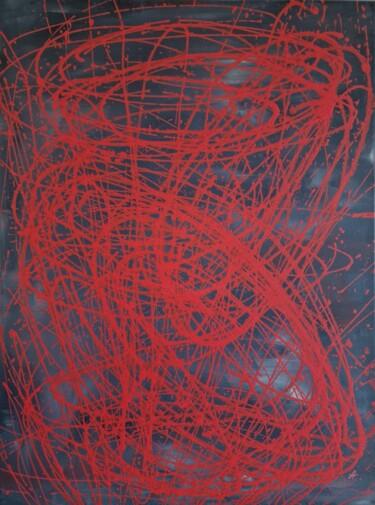 Malarstwo zatytułowany „Vibration of Life” autorstwa Anastasiia Doro, Oryginalna praca, Akryl Zamontowany na Drewniana rama…