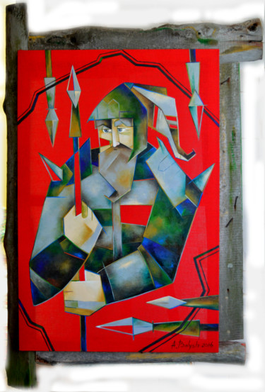 Картина под названием "Вялiki Альгерд" - Anastasiya Balysh, Подлинное произведение искусства, Масло