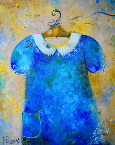 Картина под названием "Дашенька" - Anastasiya Balysh, Подлинное произведение искусства, Масло