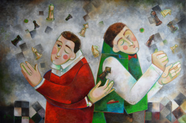 Pintura intitulada "Блицоры" por Anastasiya Balysh, Obras de arte originais, Óleo