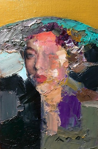 Painting titled "Blurred lines" by Anastasiya Kimachenko, Original Artwork
