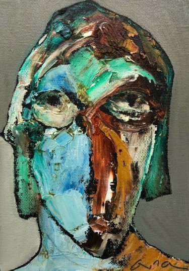제목이 "Portrait"인 미술작품 Anastasiya Kimachenko로, 원작, 기름