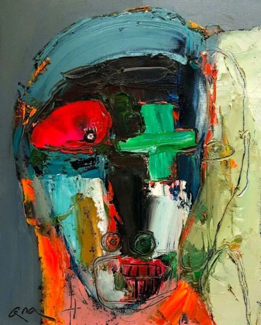 제목이 "Expressionist portr…"인 미술작품 Anastasiya Kimachenko로, 원작, 기름