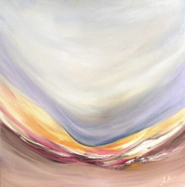 Pintura titulada "Falling sky" por Anastasiya Mare, Obra de arte original, Acrílico
