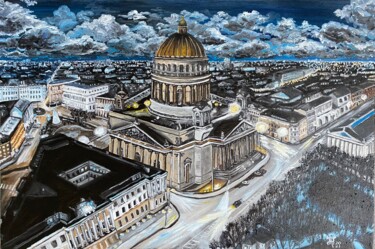 Peinture intitulée "St.Petersburg Paint…" par Anastasiya Posylaeva, Œuvre d'art originale, Huile