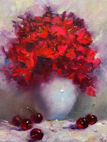 Картина под названием "Abstract Painting F…" - Anastasiya Posylaeva, Подлинное произведение искусства, Масло Установлен на Д…