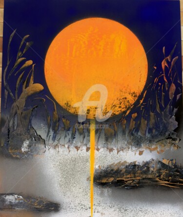 Peinture intitulée "SOLEIL D'ORIENT 04" par Anatole63, Œuvre d'art originale, Acrylique