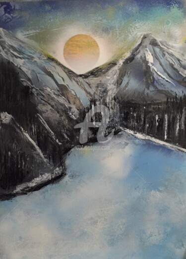 Pittura intitolato "Mountains 39" da Anatole63, Opera d'arte originale, Acrilico