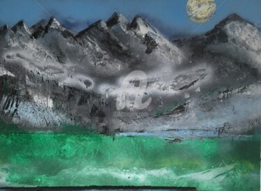 Peinture intitulée "Forez mountains 30" par Anatole63, Œuvre d'art originale