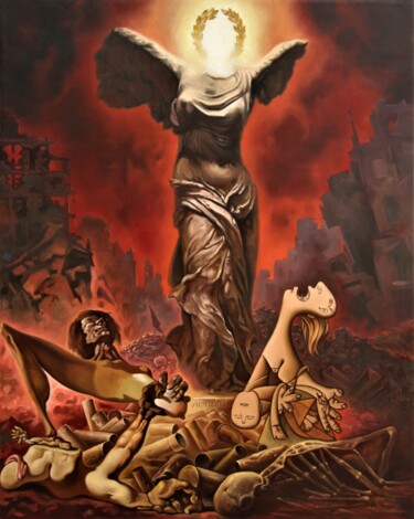 Pintura titulada "Victoriam!" por Anatolie Neagu, Obra de arte original, Oleo