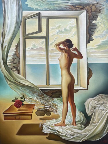 Картина под названием "Morning" - Anatolie Neagu, Подлинное произведение искусства, Масло