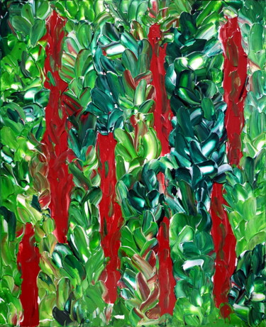 Картина под названием "Forest breeze" - Anatolii Kazymyrchuk, Подлинное произведение искусства, Акрил Установлен на Деревянн…