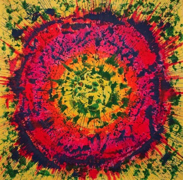 Peinture intitulée "Metaphase" par Anatolii Morogai, Œuvre d'art originale, Acrylique