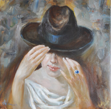 Pintura intitulada "Rozhansky. Portrait…" por Anatoliy Rozhanskyy, Obras de arte originais, Laca