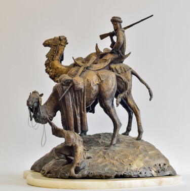 Escultura intitulada "Oasis" por Anatoly Popov, Obras de arte originais, Bronze