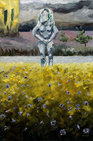 Peinture intitulée "Spring" par Volha Milashevich, Œuvre d'art originale, Huile