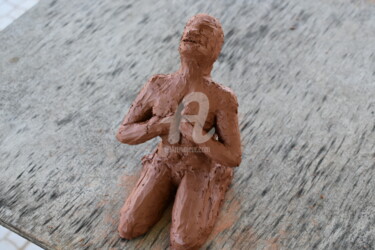Sculptuur getiteld "depression trials I" door Ana Valentim, Origineel Kunstwerk, Klei