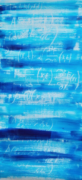 Картина под названием ""Wave theory 003",…" - Anastasia Vasilyeva, Подлинное произведение искусства, Акрил