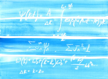 Wave theory 004 Painting titled "Wave theory 004" by Anastasia Vasilyeva, Original Art, Acrylic
