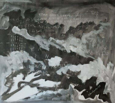 Pittura intitolato "Warped reality -Con…" da Anastasia Vasilyeva, Opera d'arte originale, Acrilico