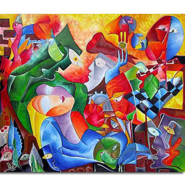 Mysterious Love Картина под названием "Mysterious Love" - Andrei Dobos, Подлинное произведение искусства, Масло