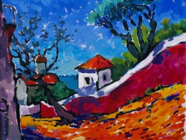 Pittura intitolato "Madeira" da Juris Andersons, Opera d'arte originale