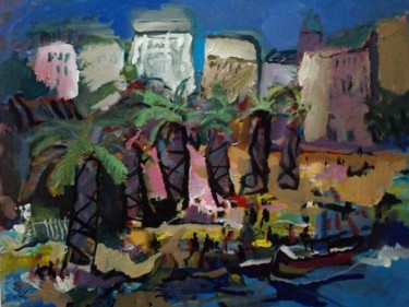 Painting titled "Collioure. La Prome…" by Juris Andersons, Original Artwork