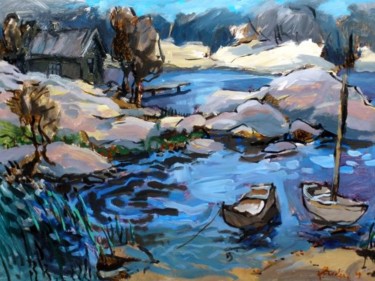 Painting titled "Finland" by Juris Andersons, Original Artwork