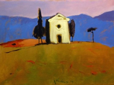 Painting titled "Toscana" by Juris Andersons, Original Artwork