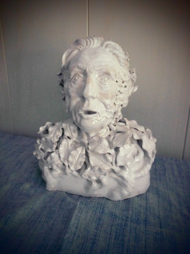 Skulptur mit dem Titel "Baucis" von Andimar, Original-Kunstwerk, Keramik