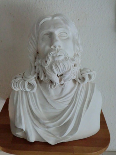 Sculpture intitulée "Salvator Mundi" par Andimar, Œuvre d'art originale, Céramique