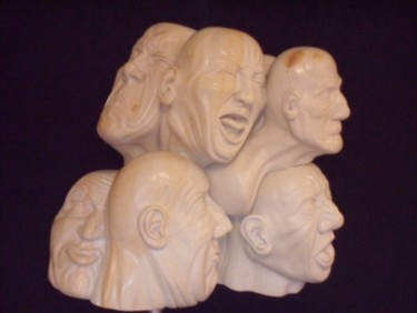 Sculpture intitulée "8 Köpfe" par Andimar, Œuvre d'art originale
